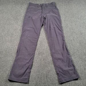 Orvis Pants Mens 32x34 Gray Nylon Spandex Stretch Outdoor Hiking Travel Golf